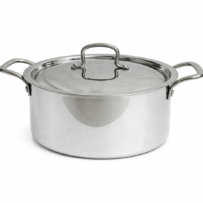 Platinum Triply Stainless Steel Casserole / Briyani Pot With Lid– 30CM
