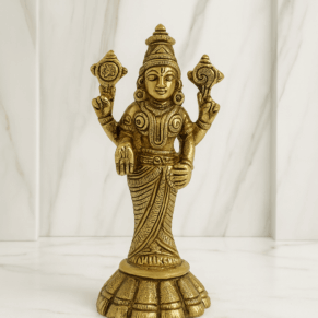 PURE BRASS LORD PERUMAL IDOL HANDCRAFTED DIVINE STATUE FOR POOJA