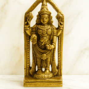 BRASS TIRUPATI BALAJI IDOL– DIVINE VENKATESWARA STATUE FOR POOJA