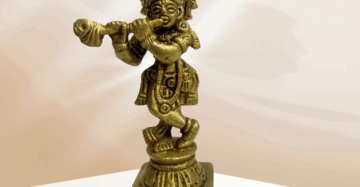 Lord Krishna with Flute Idol