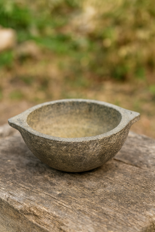 SOAPSTONE/KALCHATTI KADAI (TREATED) SMALL - Image 2