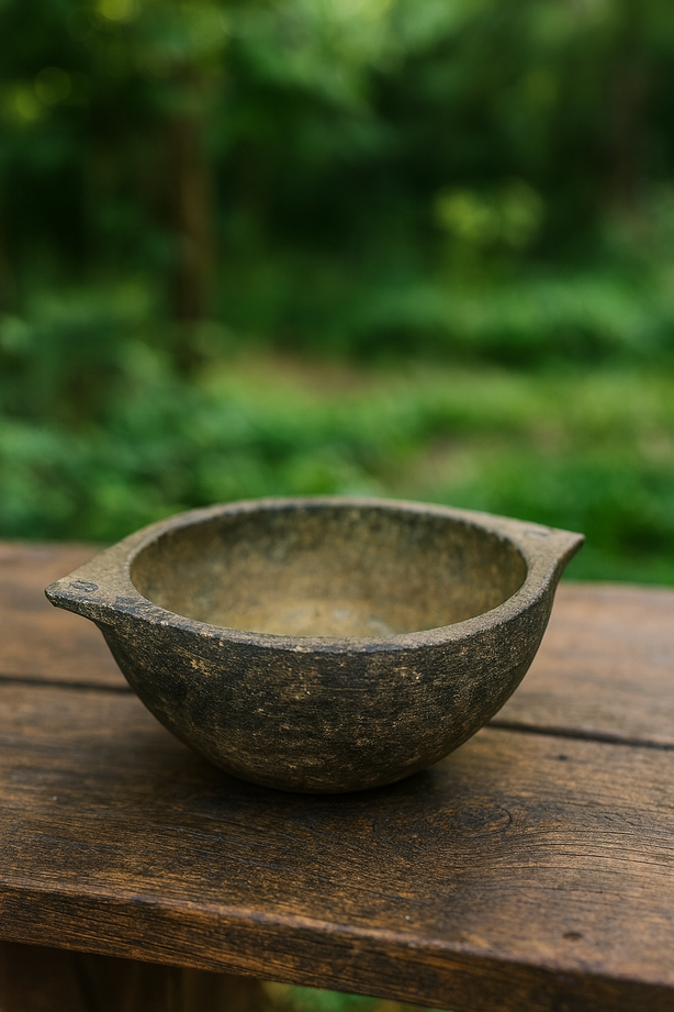 SOAPSTONE/KALCHATTI KADAI (TREATED) SMALL - Image 3