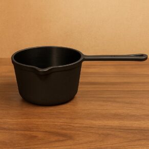 CAST IRON SAUSEPAN(SEASONED)