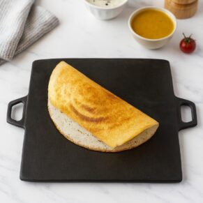 CAST IRON SQUARE DOSA TAWA(SEASONED)