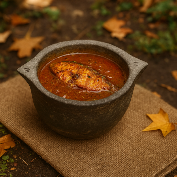 SOAPSTONE/KALCHATTI POT (TREATED)