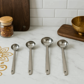 PREMIUM  FOOD SERVING/COOKING/KARANDI/LADLES SET OF 4PCS