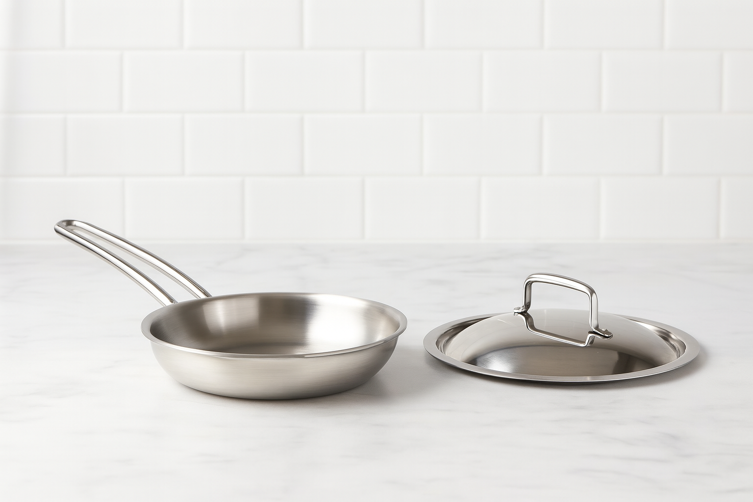 KITCHENBAY TRIPLY DUO | KADAI2.1L+FRYPAN900ML (4PCS) - Image 5