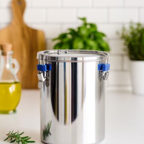 STAINLESS STEEL AIR TIGHT DABBA | MULTIPURPOSE STORAGE KITCHEN CANISTER | LEAK PROOF