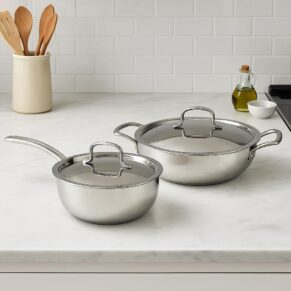 KITCHENBAY TRIPLY DUO | KADAI4.1L/WOKPAN800ML(4PCS)