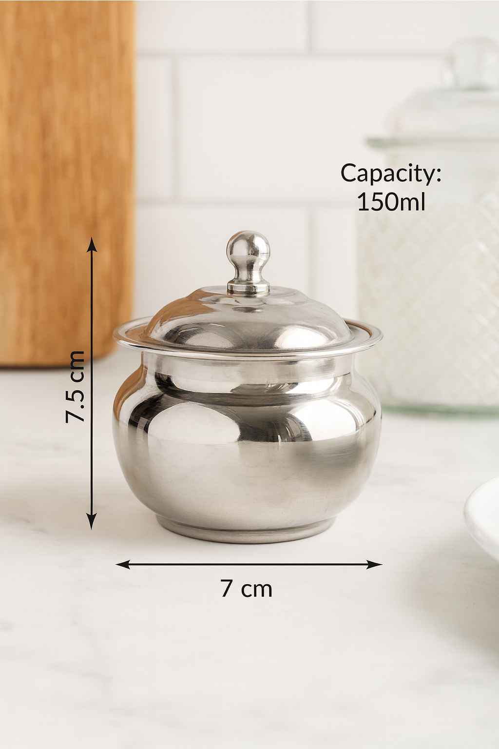 STAINLESS STEEL PREMIUM HANDI GHEE POT / OIL POT - Image 4