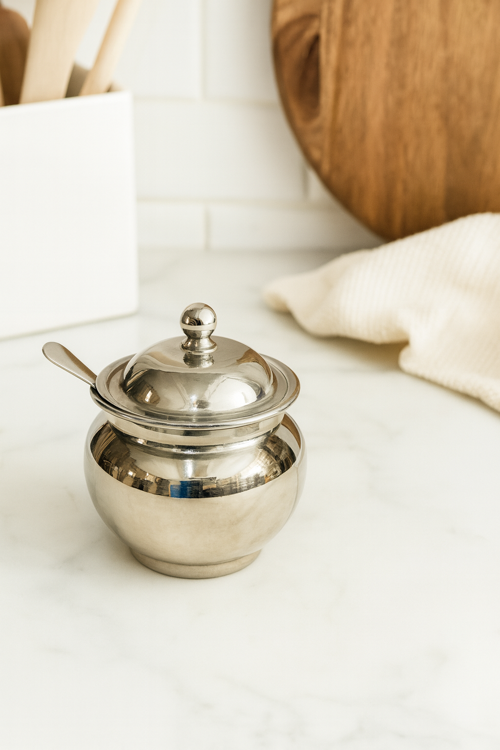 STAINLESS STEEL PREMIUM HANDI GHEE POT / OIL POT - Image 2