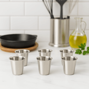 STAINLESS STEEL TUMBLER SET OF 6 |100ML