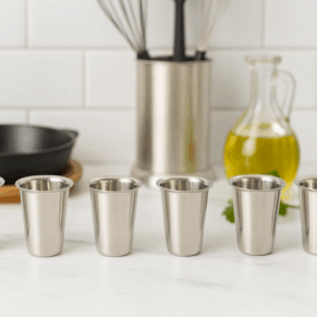 STAINLESS STEEL TUMBLER SET OF 6 | 150ML