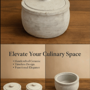 Handcrafted Soapstone Jars & Containers – Elegant Natural Stone Storage for Home & Kitchen