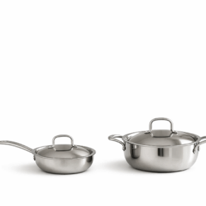 KITCHENBAY TRIPLY DUO | KADAI2.1L+FRYPAN900ML (4PCS)