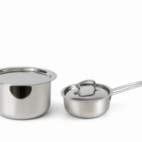 Kitchenbay Duo Cookware Set with Topes (3.1L) & Wok Pan (2L) – 4 Pcs