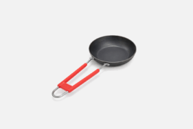 Kitchenbay Essential Iron Tadka Pan/Fry with Steel Handle